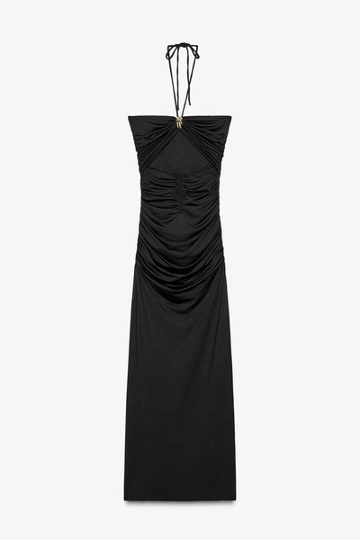 ISLA CUT-OUT MIDI DRESS